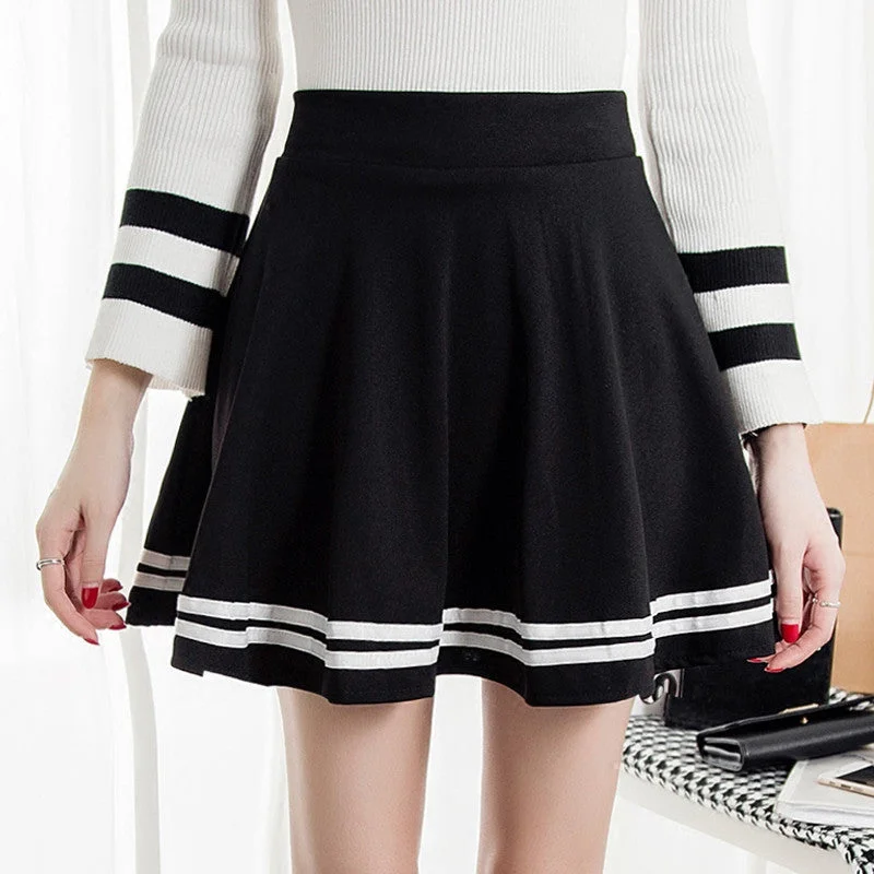 High waist pleated skirt skirt YV571