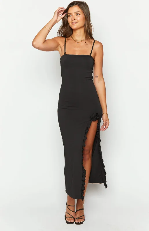 Orlando Black Maxi Dress