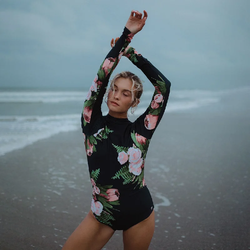 Carolina Long Sleeve Rash Guard One-Piece