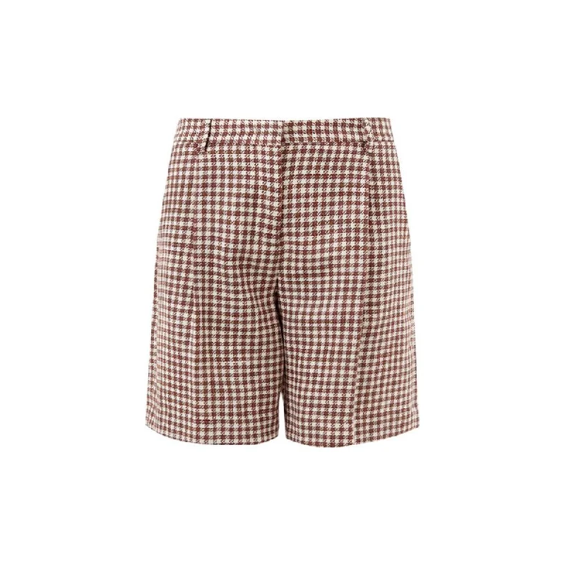 Lardini Elegant Silk-Linen Blend Multicolor Shorts