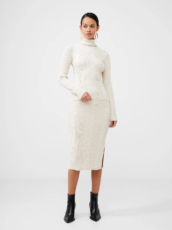 Mari Rib Knit Midi Skirt