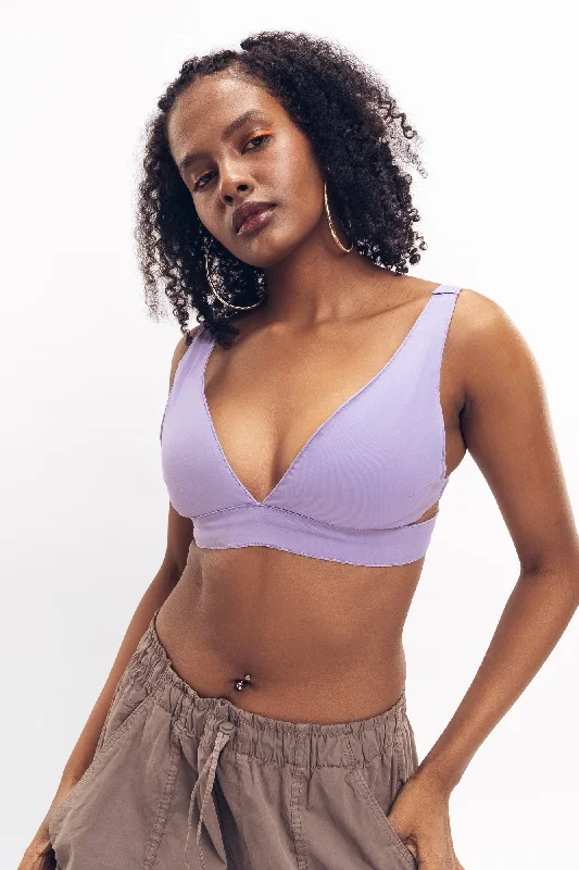 Misty Lilac Buckle Bralette