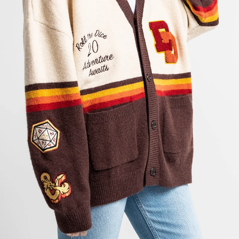 Roll The Dice Retro Varsity Cardigan