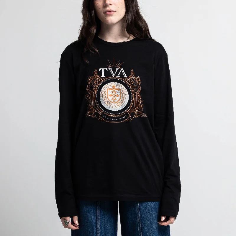 TVA Crest Black Long Sleeve