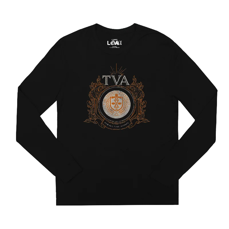 TVA Crest Black Long Sleeve