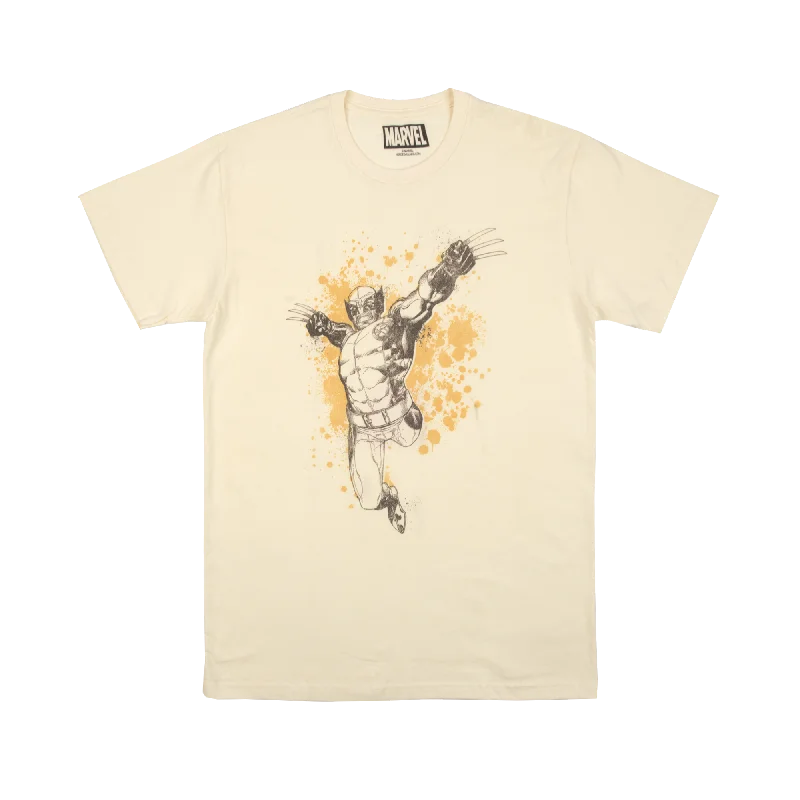 Wolverine Leaping Natural Tee