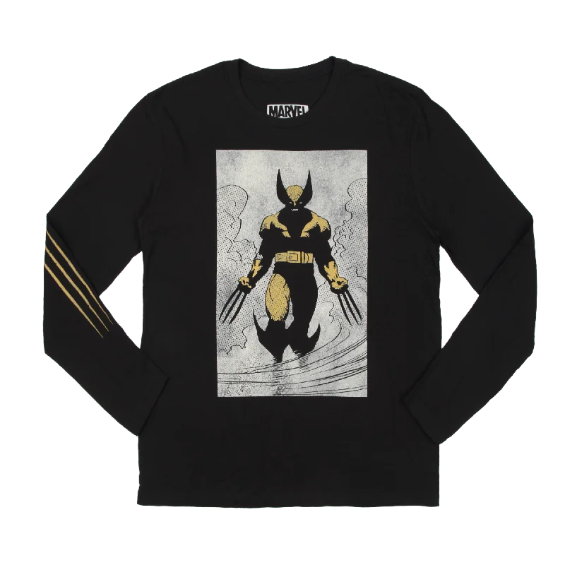 X-Men Wolverine Black Long Sleeve