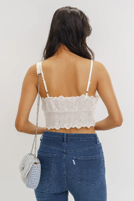 White Bustier Top