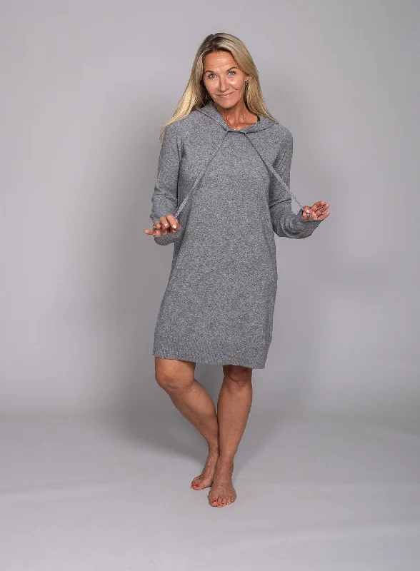 Kristin Hooded Cashmere Dress