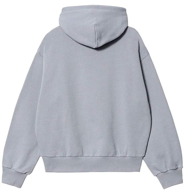 Carhartt WIP Womens Hooded Casey Sweatshirt Mirror Silver