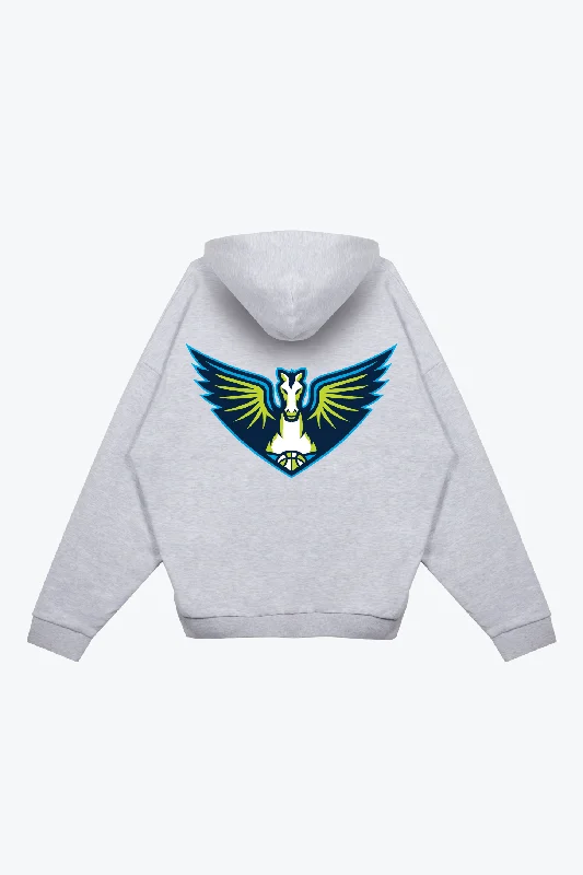 Dallas Wings Essentials Heavyweight Hoodie - Ash