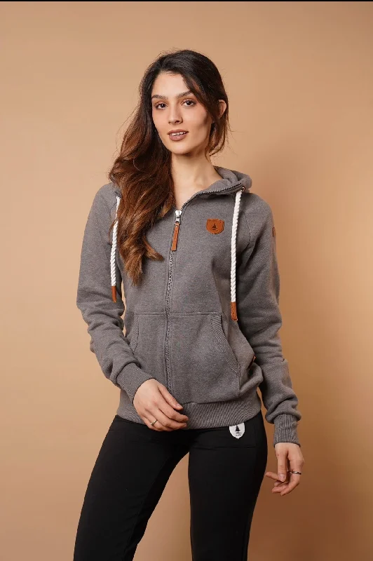 Hera Ash Zip Hoodie