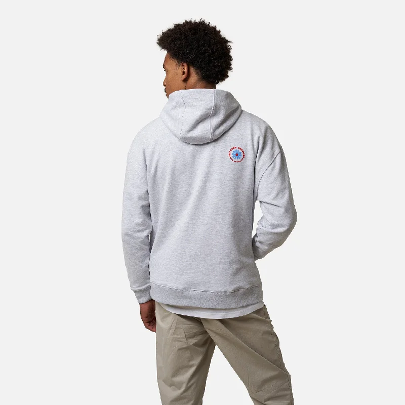 HOODIE RANDOM LIGHT GREY MELANGE