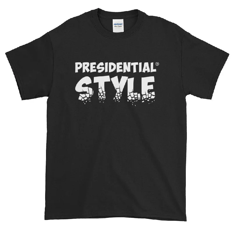 Presidential Style White Short-Sleeve T-Shirt