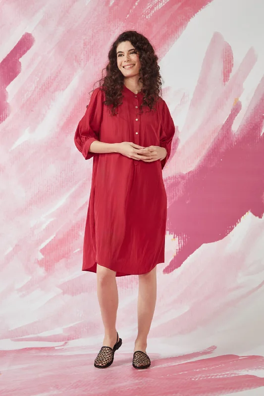 Glide - Strike Dress - Raspberry