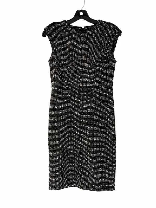 Ann Taylor Size XSP Black White Print Dress