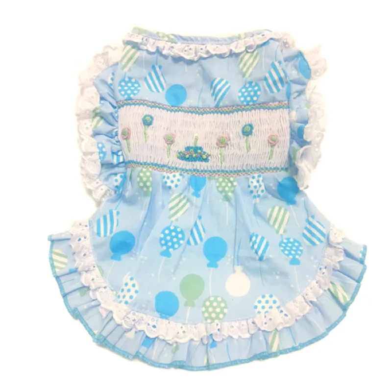 Birthday Balloons Hand-Smocked Dress