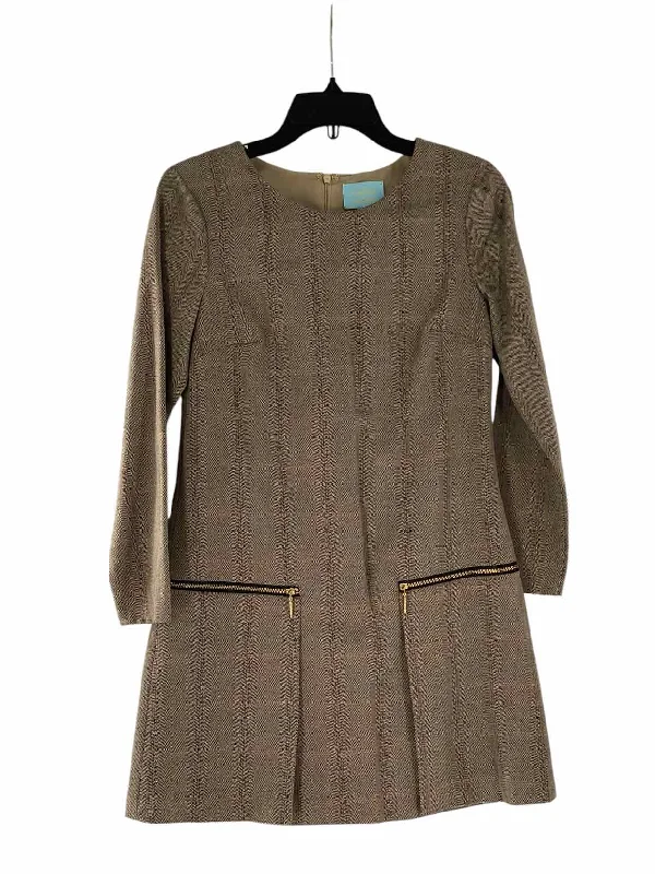Cece Size 2 Brown Tweed Dress