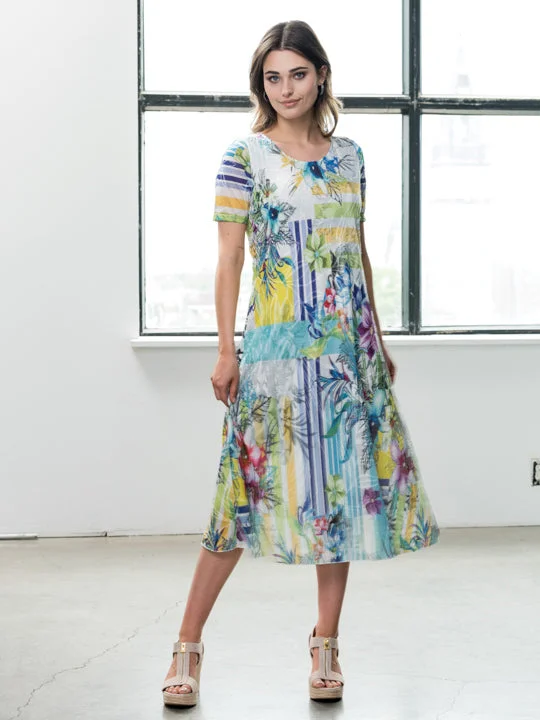 Colorful Print Dress