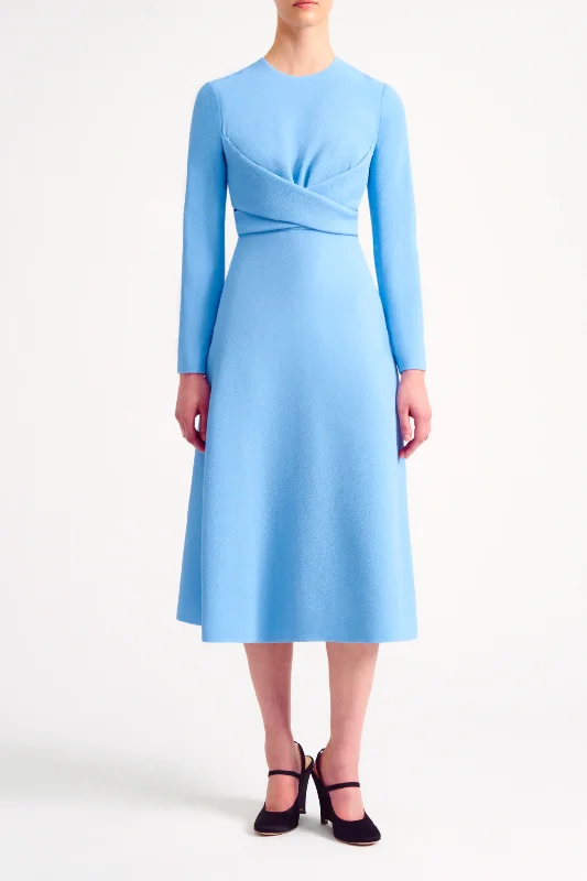 Elta Double Crepe Dress