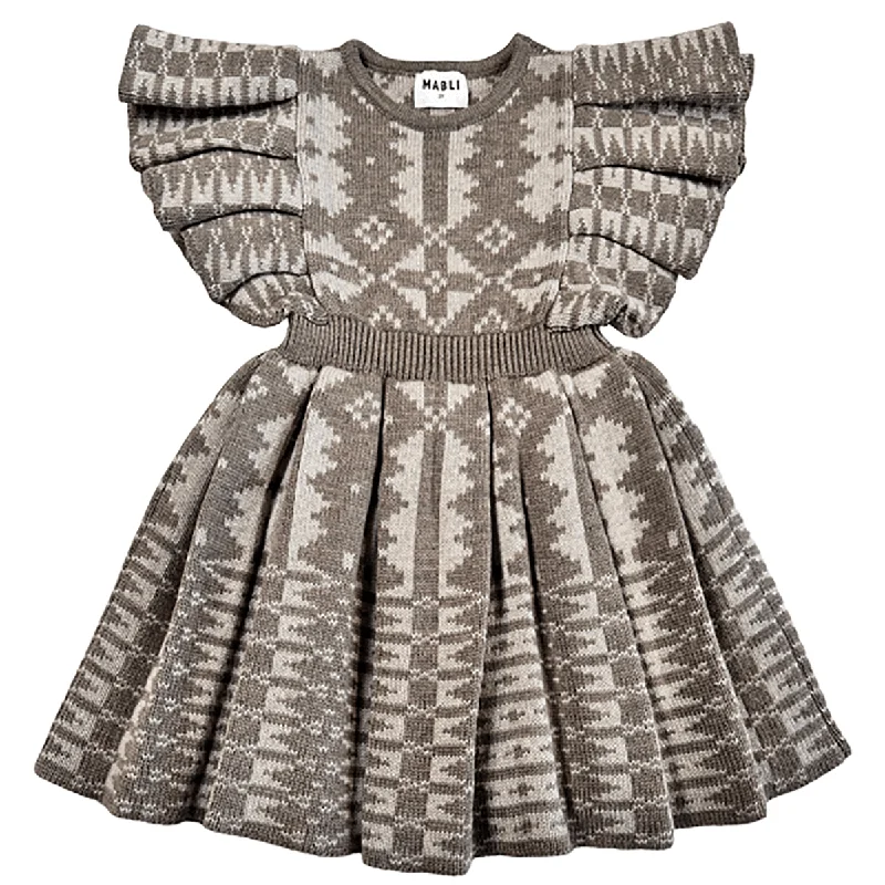 Eryri Dress in Morel / Wheat by Mabli
