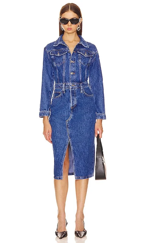 Favorite Daughter The City Dress in Blue