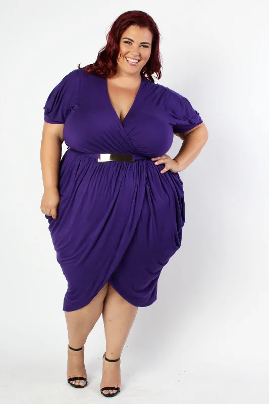 Amethyst Tulip Dress