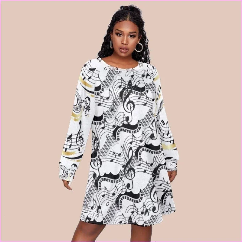 Keys Womens Dress With Raglan Sleeve