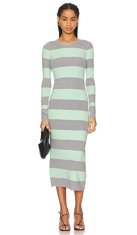 Le Superbe Knit Kate Dress in Mint