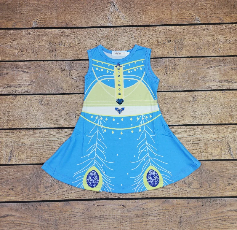 Light Blue Arabian Princess Inspired Dress