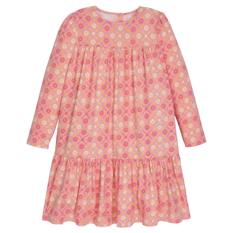 Lisle Dress - Seville Rose