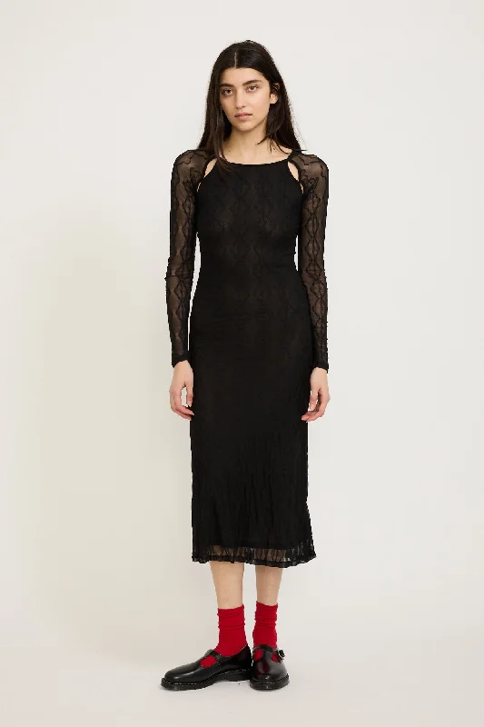 Mariposa Longsleeve Keyhole Dress Night