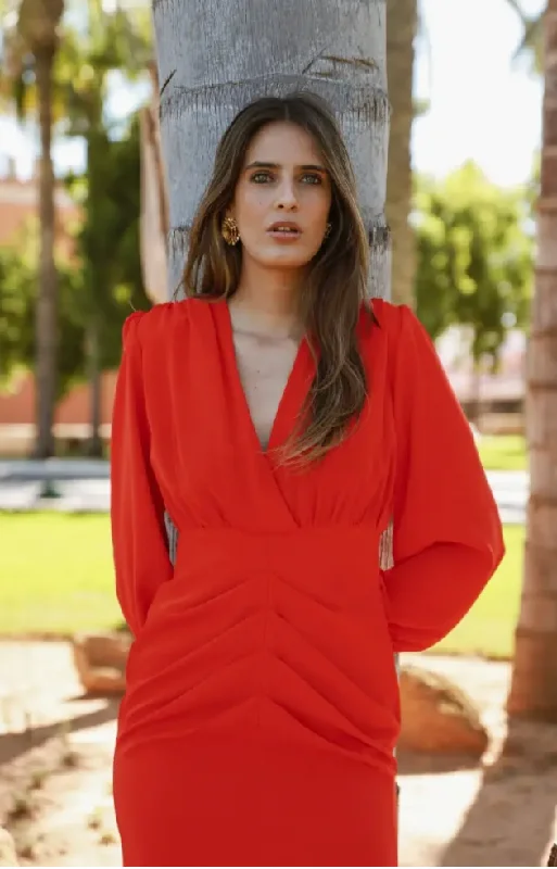 MAYA RED DRESS