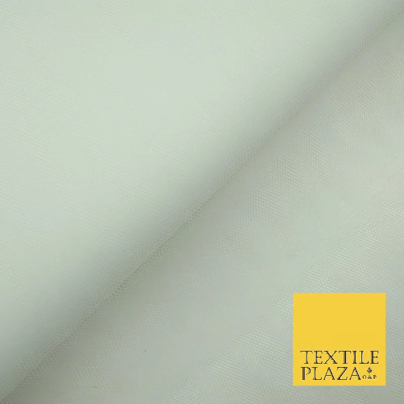 PEARL OFF-WHITE Premium Quality Tutu Bridal Dress Stiff Net Fabric Tulle Material 60" 5951