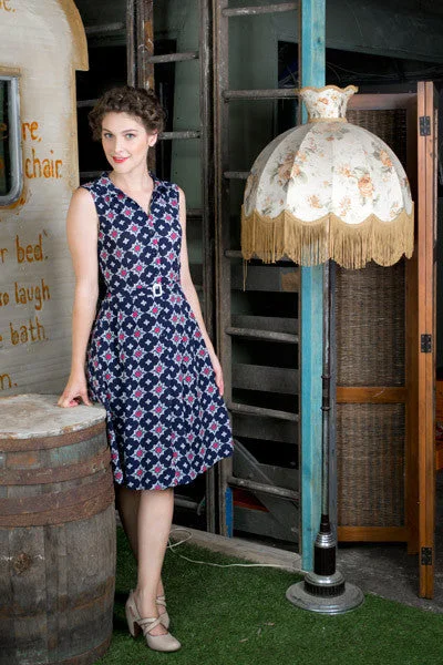 Petra Navy Dress