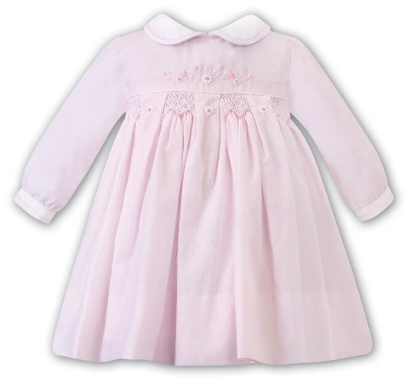 Sarah Louise Pink smocking dress