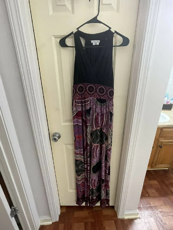 Purple Multi Colored Dress