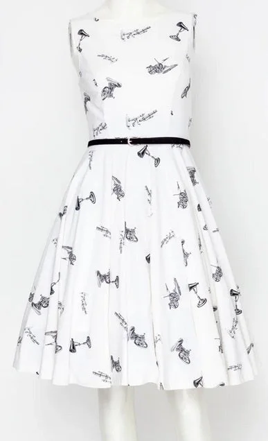 'Ruby' Vintage Machinery Knit Dress
