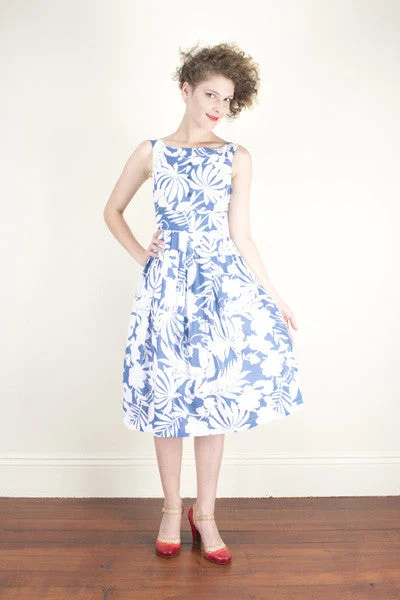 Santorini Blue Dress