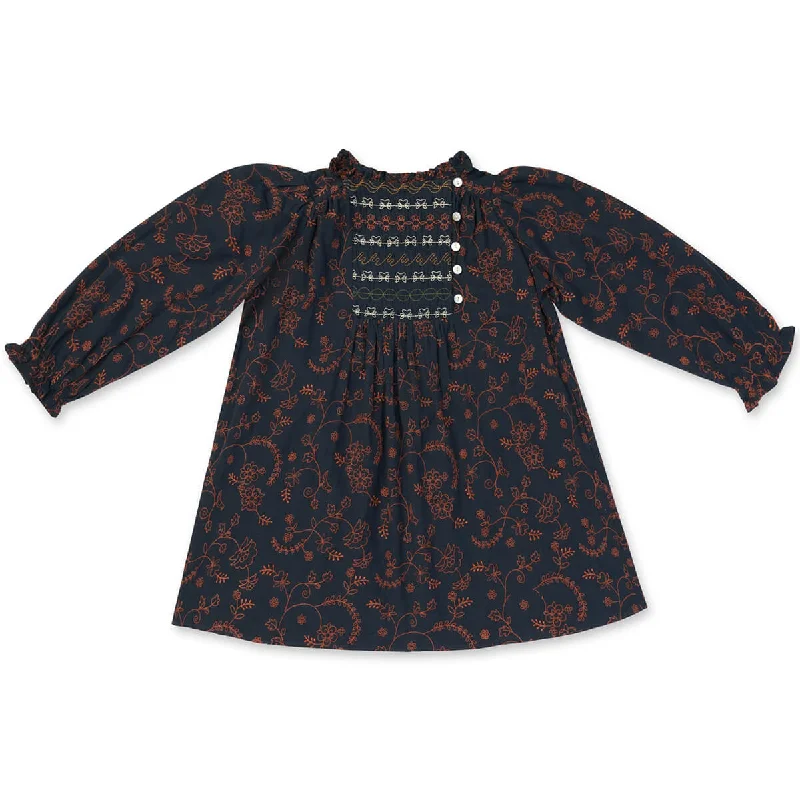 Skye Dress in All Over Embroidery by Lali