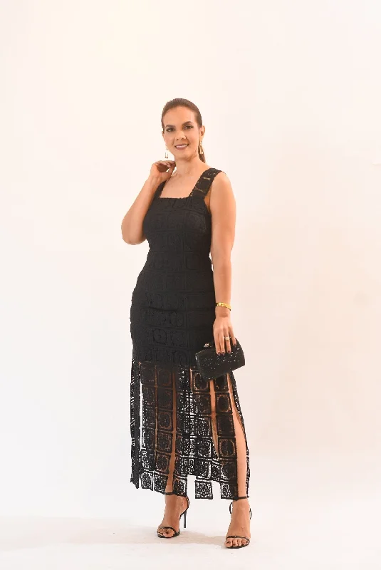 Stunning Day Dress Black