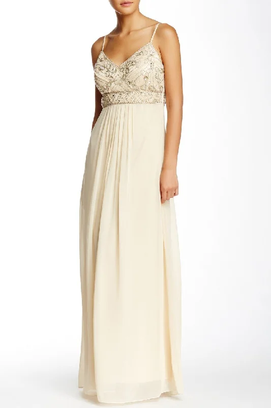 Sue Wong - N5100SC Embellished Empire Chiffon Gown