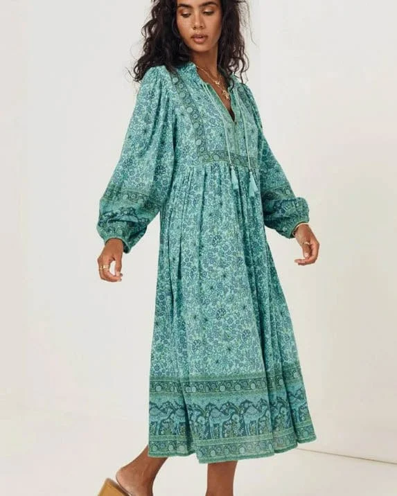 "Sundown" Boho Dress