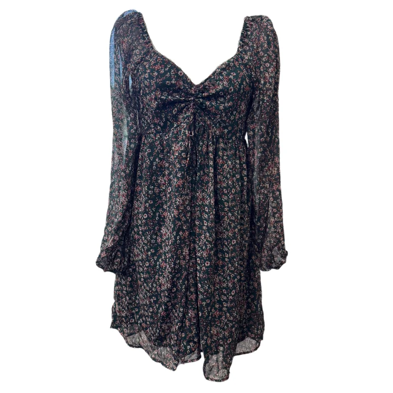 Sweetheart Smocked Dress - Green