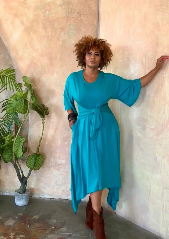Riviera Dress Turquoise