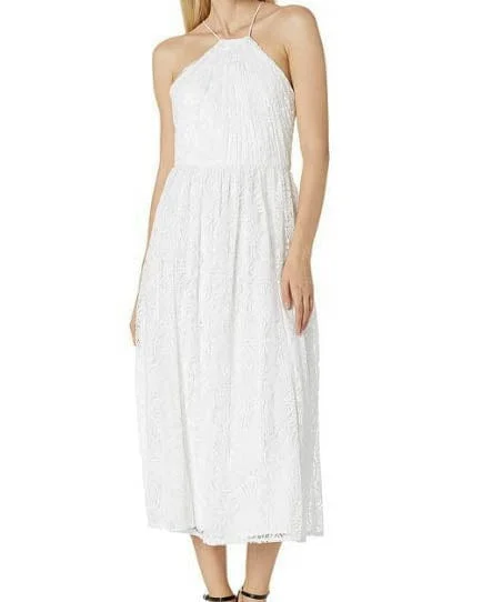 "Tee Length Halter Lace" Dress