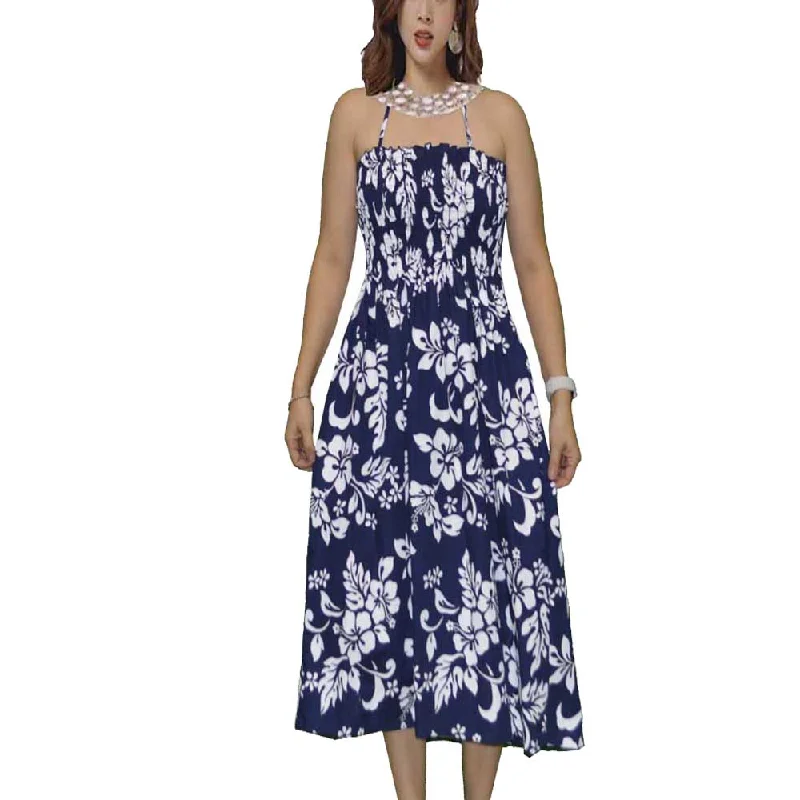 Original Hibiscus Tube Top Hawaiian Dress