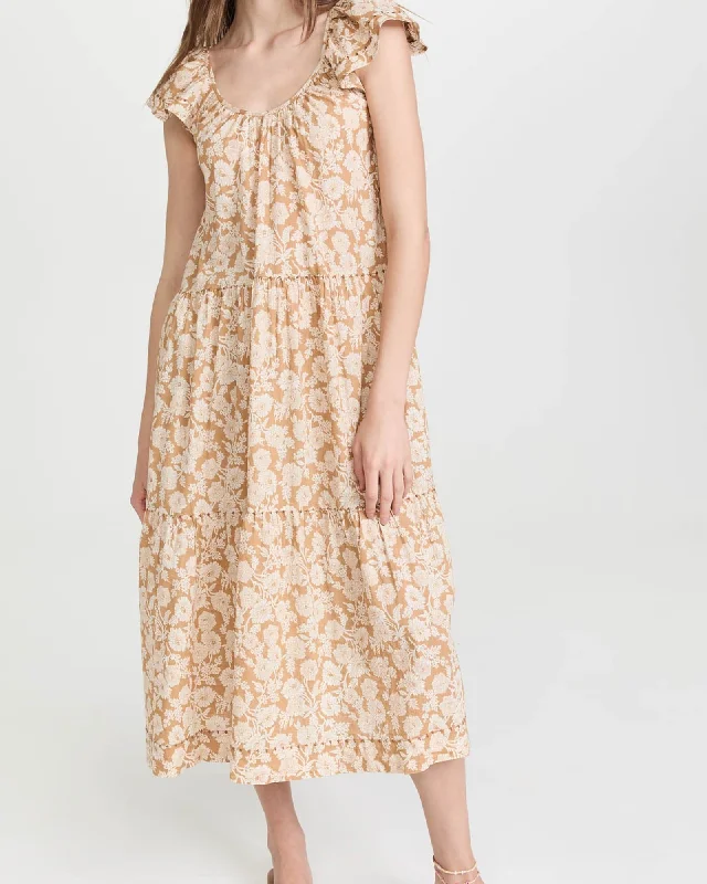 "Whipstitched Plumeria Dress"