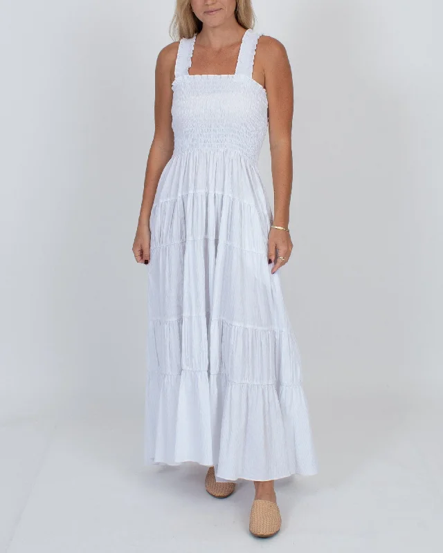 White Smocked Dress