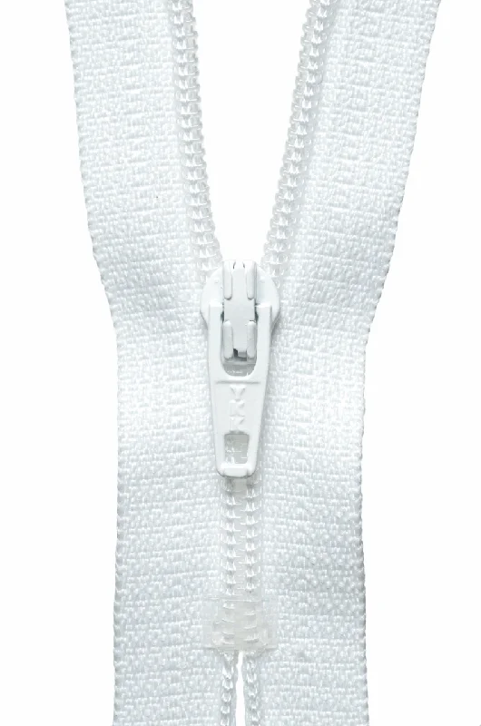 YKK Dress Zip - 501 WHITE
